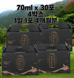 이경제흑염소 래오 이경제 흑염소진액 원 리뉴얼 70ml 120포, 2.1L, 4개